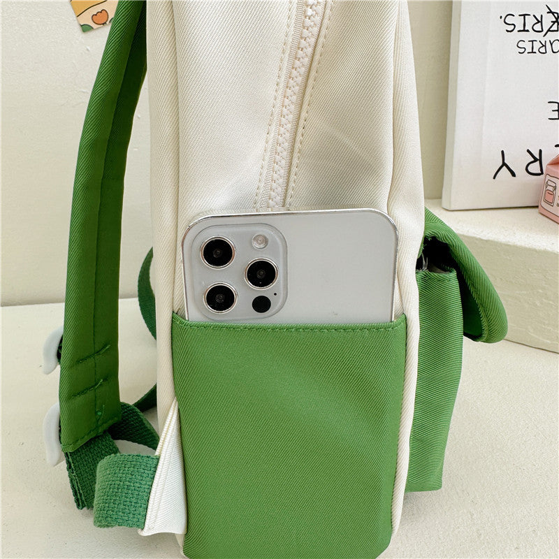 Children's Summer Fashion Oxford Cloth Contrast Color Bags