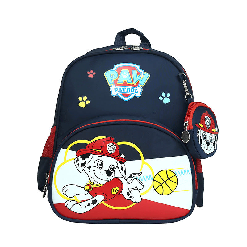 Children's Cartoon Fashion Boys Burden Reduction Spine Children's Backpacks