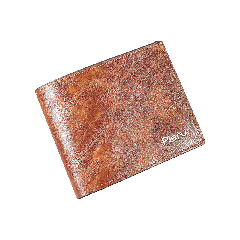 Men's Unique Popular Burning Beach Horizontal Men's Wallets