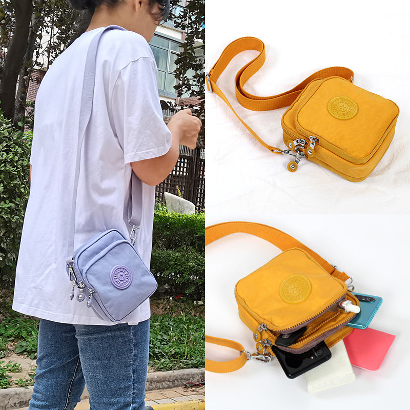 Women's Mobile Mini Versatile Summer Oxford Canvas Bags