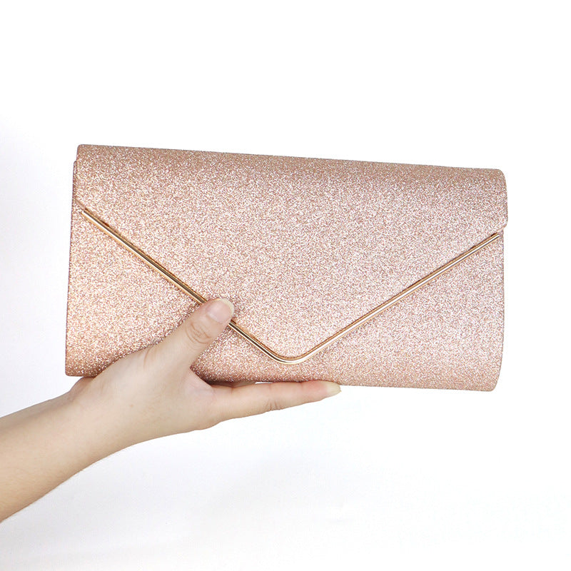 Women's Simple Light Luxury Clutch Cover Thin Evening Bags