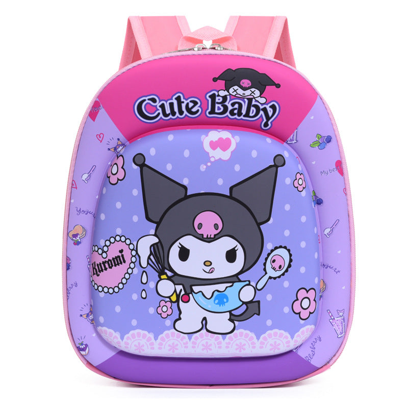 Children's Hard Shell Clow Year-old Lightweight Cartoon Kindergarten School Bags