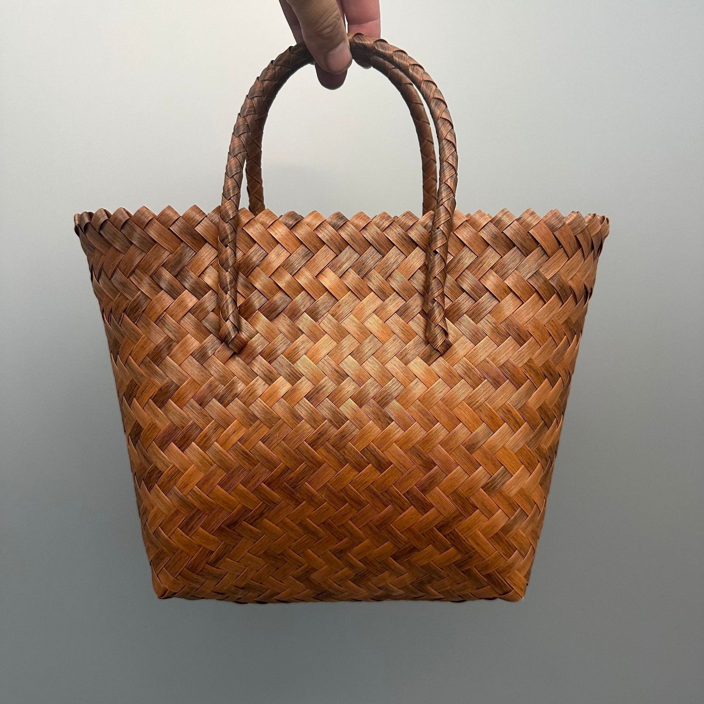 Women's Material Woven Gift Basket Festival Tote Handbags