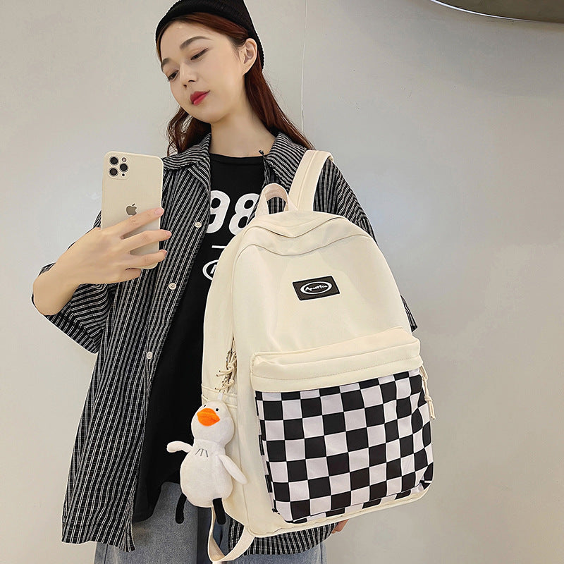 Women's Style Early High Large Capacity Fashion Middle School Students' Schoolbags