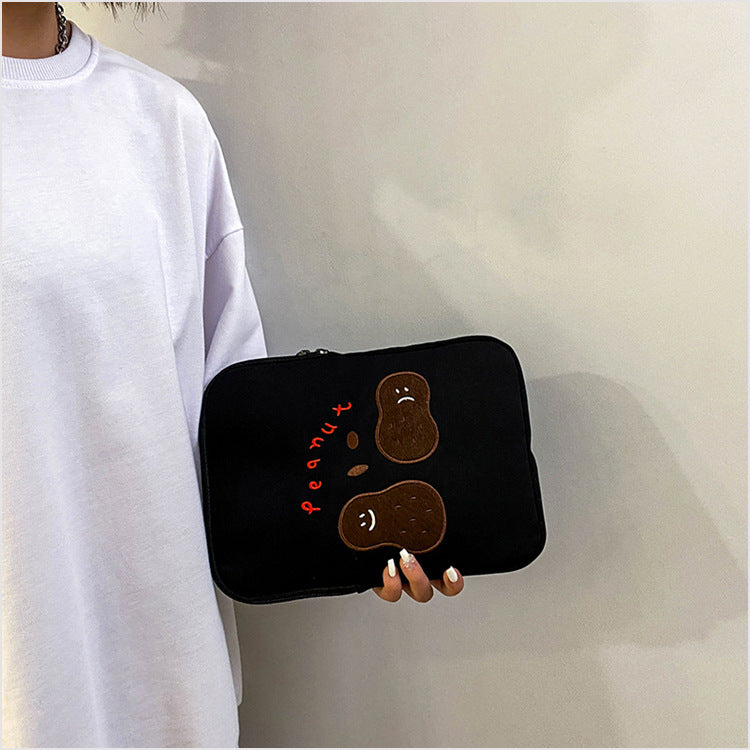 Korean Style Fashion Computer Cartoon Simple Tablet Bags