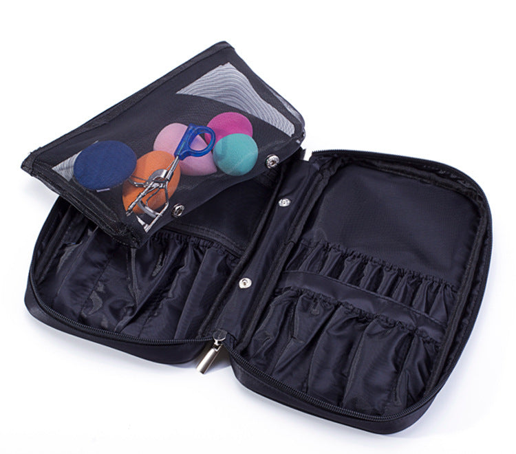 Large Capacity Makeup Brush Storage Carrying Cosmetic Bags