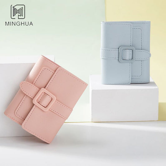 Women's Short Solid Color Spring High Sense Ladies Wallets