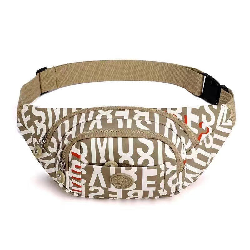 Women's Large Capacity Canvas Cell Small Summer Waist Packs