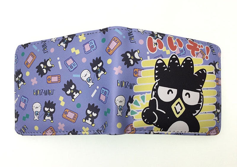 Little Devil Clow Pink Cat Melody Short Ladies Wallets