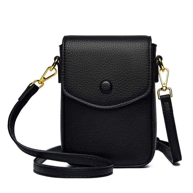 Women's Small Soft Leather Mobile Minority Mini Phone Bags