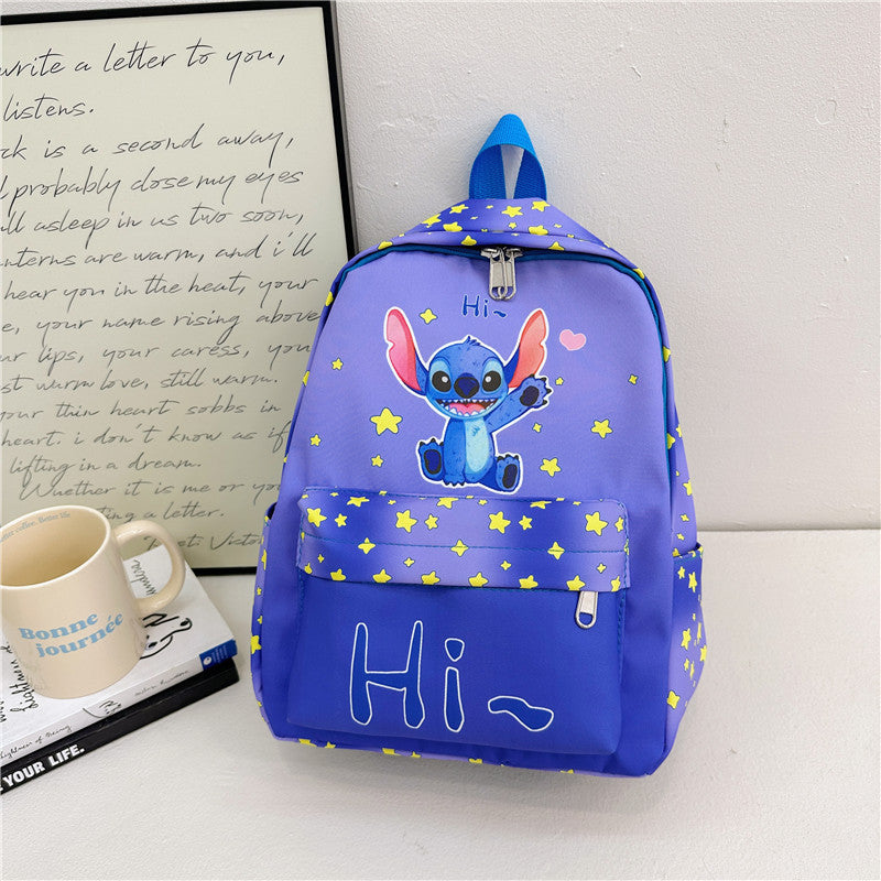 Children's Cute Cartoon Letter Male Korean Boy Children's Backpacks