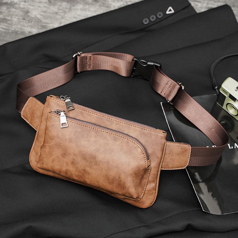 Men's Trendy Street Fashion Small Mobile Korean Men's Messenger Bags