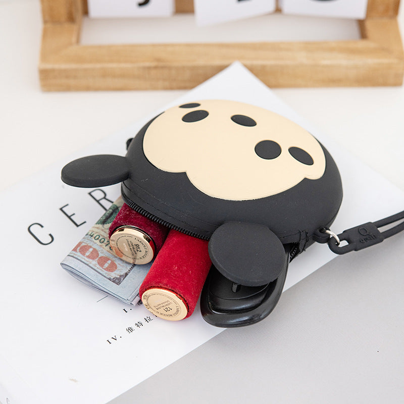 Small Cute Mini Zipper Wrist Cartoon Coin Purses