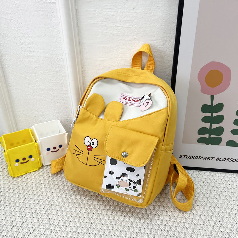 Children's Cute Kitten Small Class Multicolor Cartoon Children's Backpacks