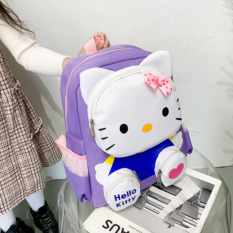 Unique Innovative Cartoon Cat Level Small Children's Backpacks