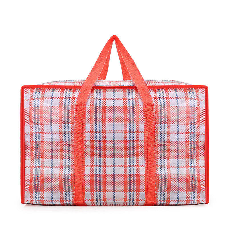 Large Thick Plaid Packing Capacity Household Bags