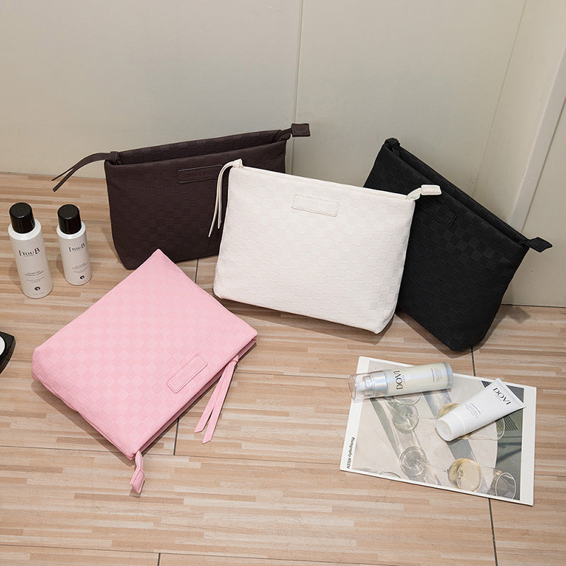 Women's Cream Sense Portable Large Capacity Storage Cosmetic Bags