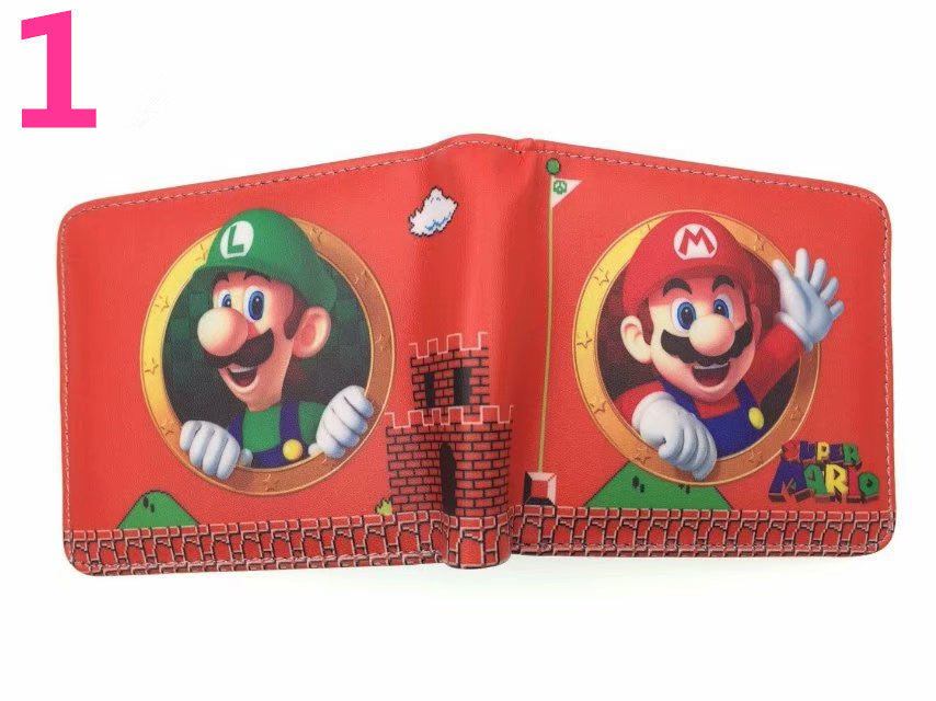 Super Mary Game Anime Peripheral Mario Coin Purses