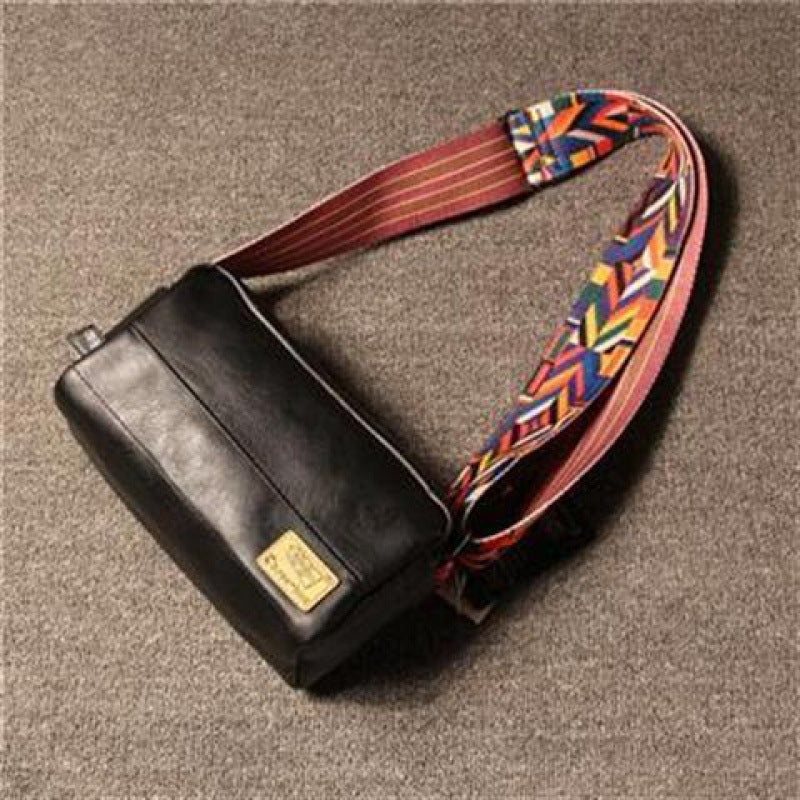 Men's Ribbon Simple Fashionable Printed Boys Mobile Men's Shoulder Bags