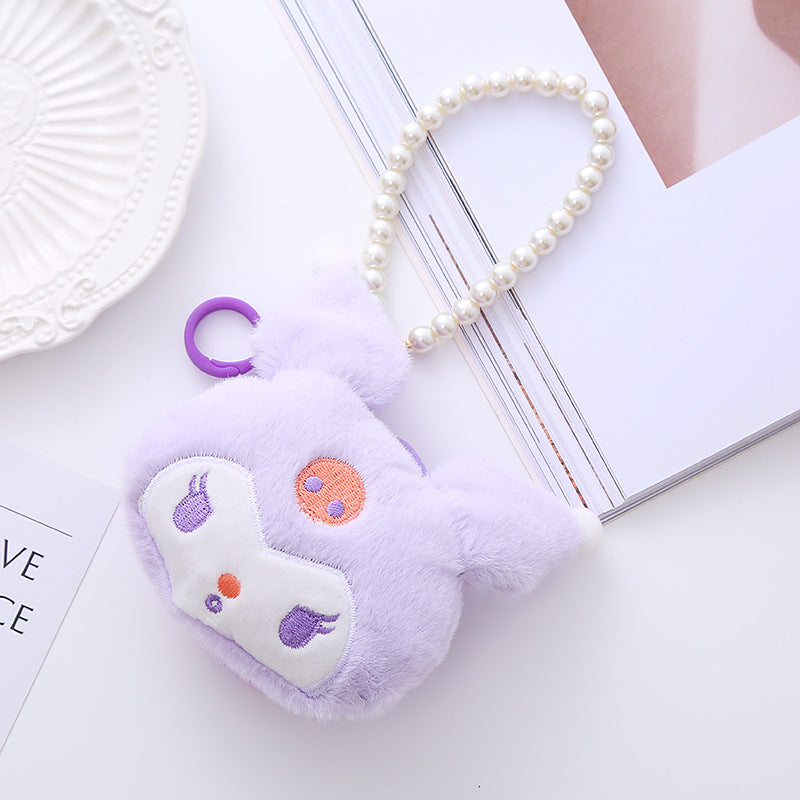 Cute Plush Stereo Zipper Mini Storage Coin Purses