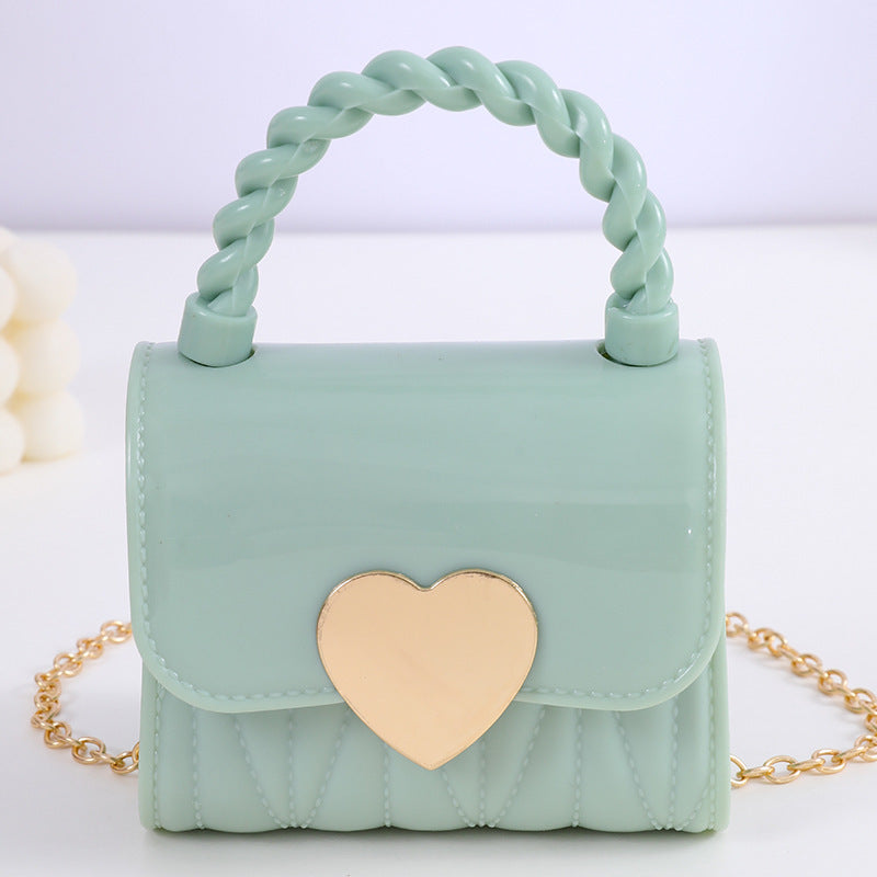 Children's Fashion Jelly Cute Little Chain Children's Shoulder Bags