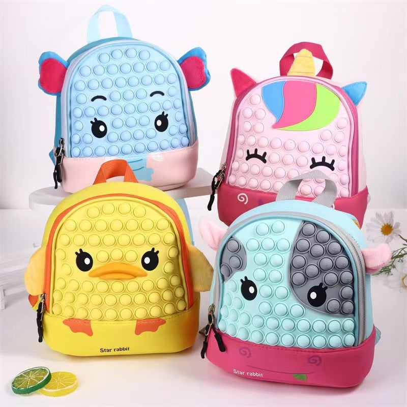 Children's Deratization Pioneer Large Capacity Fashion Clothing Kindergarten School Bags