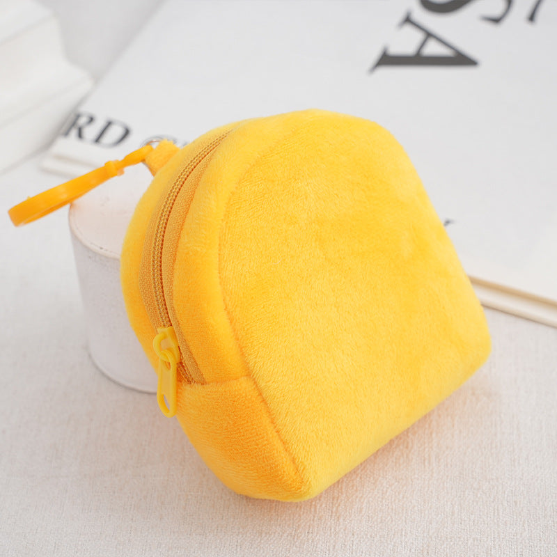 Candy Color Plush Small Solid Simple Bags