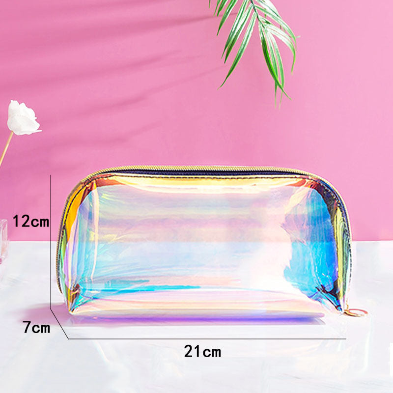 Multifunctional Magic Color Laser Portable Storage Cosmetic Bags