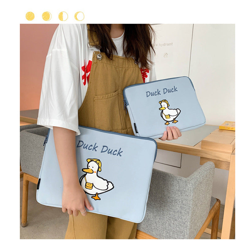 Cartoon Animal Embroidery Liner Girlish Lovely Bags