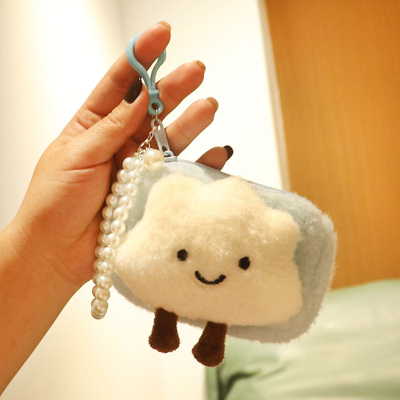 Cloud Cute Bead Necklace Lanyard Candy Color Coin Purses