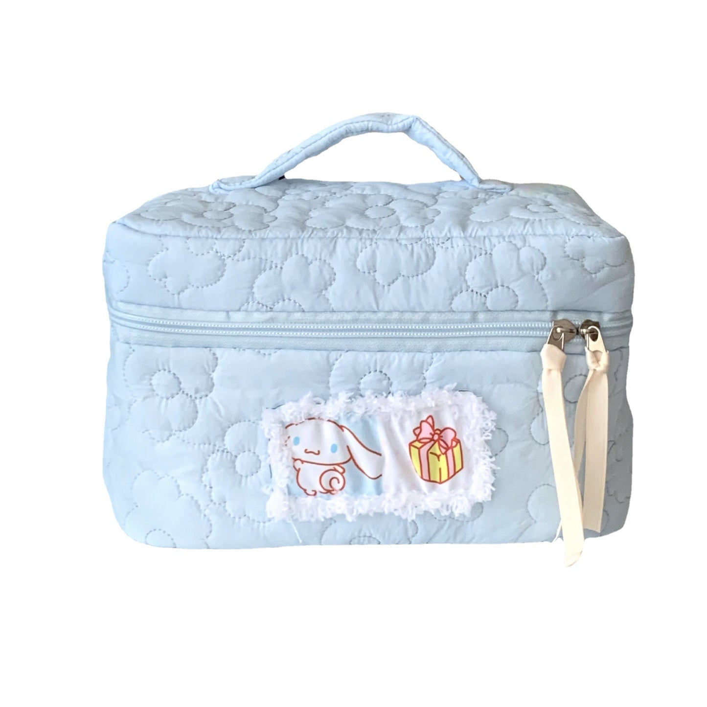 Quilted Patch Storage Portable Large Capacity Cosmetic Bags