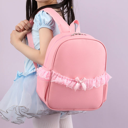 Versatile Dance Lace Bow Primary Fresh Elementary School Students' Schoolbags