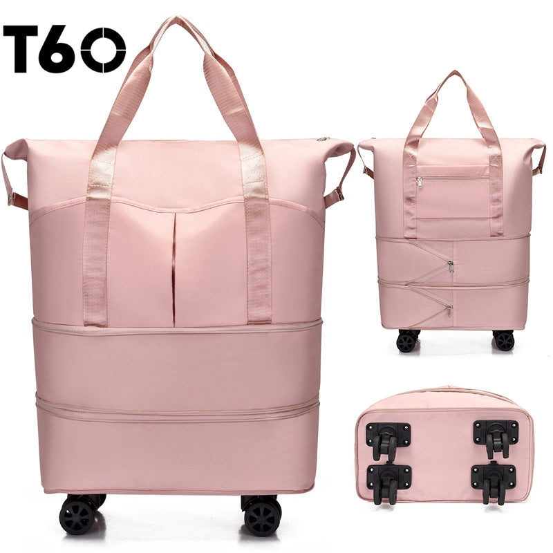 Separation Expansion Double Layer Tote Oversized Travel Bags