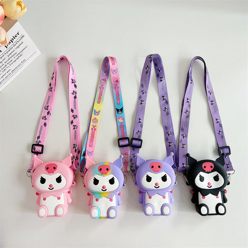 Children's Clow Cartoon Fashion Trend Play Silicone Coin Purses