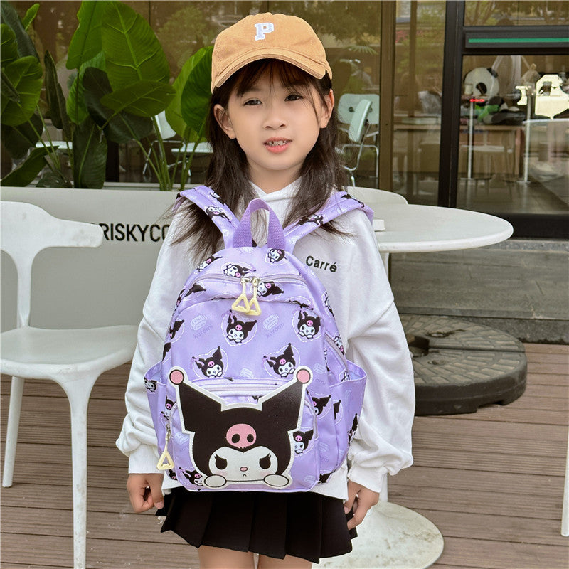 Children's Cartoon Cute Boys Burden Reduction Spine Children's Backpacks