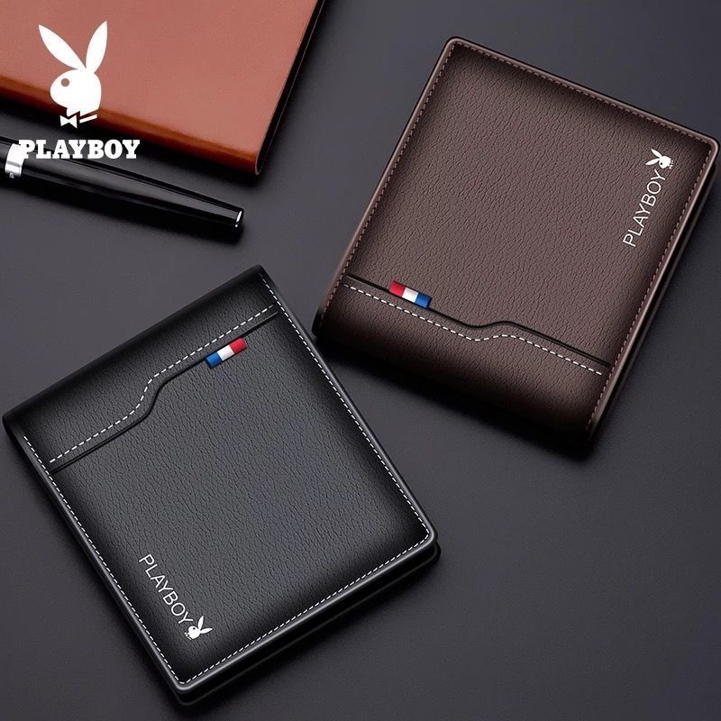 Men's Playboy Short Driving License Korean Style Men's Wallets