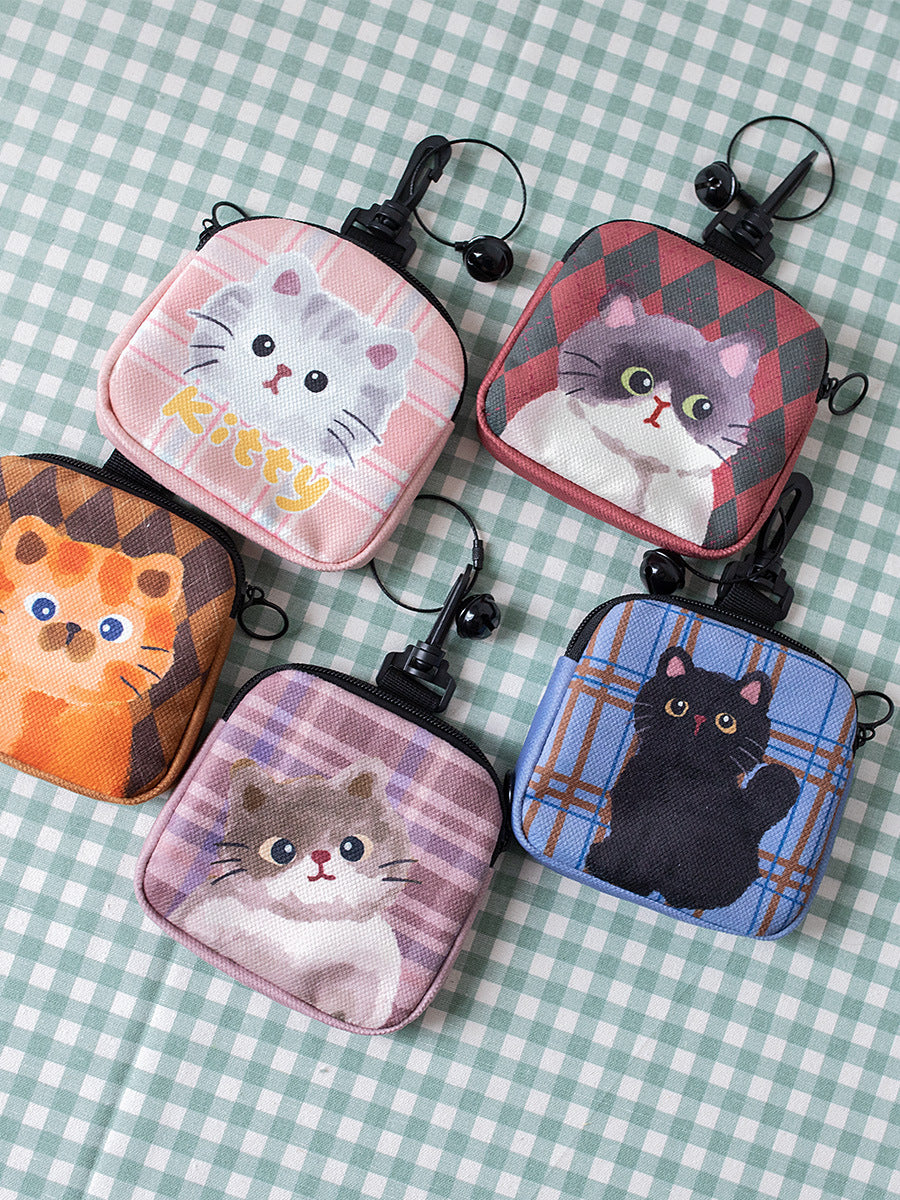 Children's Lovely Hanging Piece Pendant Plush Sanitary Purses