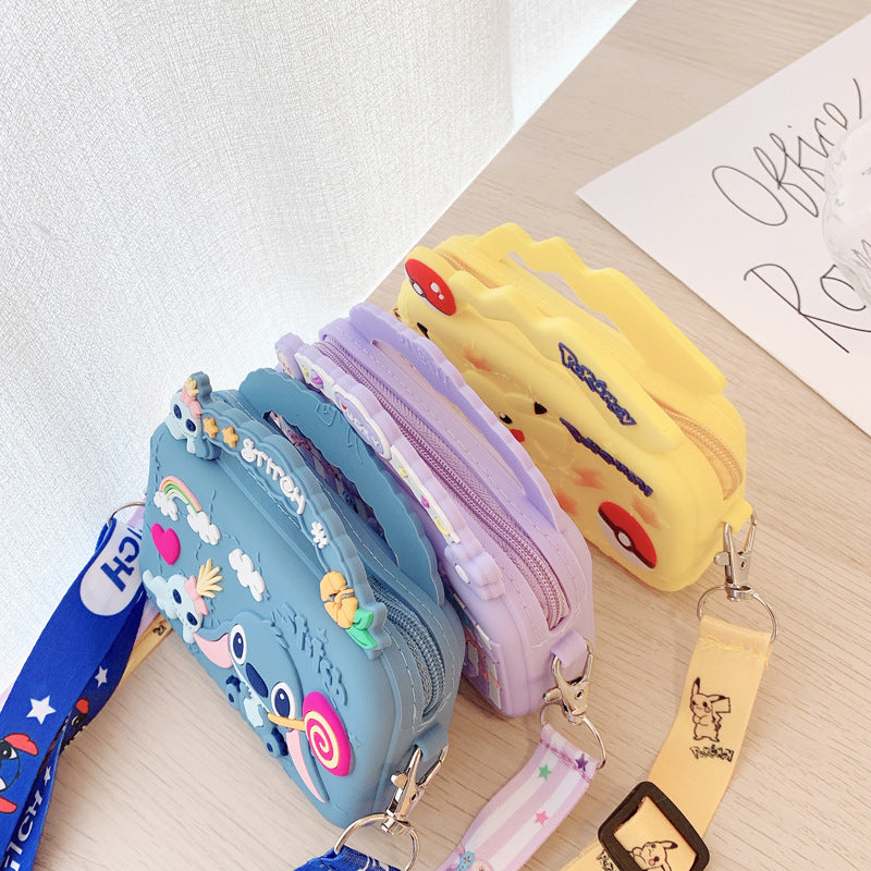 Children's Cute Cartoon Small Mini Silicone Melody Coin Purses