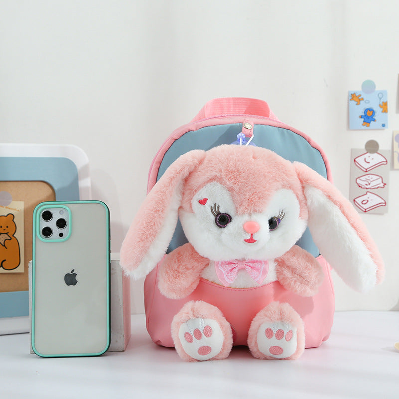 Children's Cartoon Cute Plush Rabbit Grade Doll Elementary School Students' Schoolbags