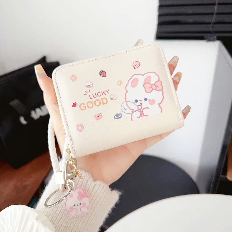 Women's Cute Style Portable Large Capacity Pendant Mini Coin Purses