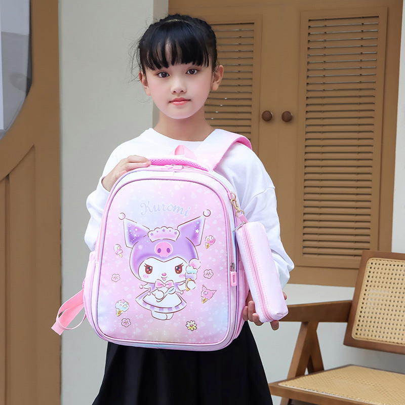 Children's Boys Primary Princess Clow Burden Reduction Elementary School Students' Schoolbags