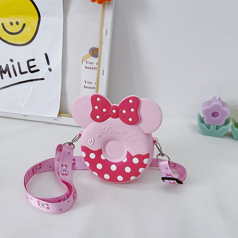 Porte-monnaie pour enfants, joli ruban en Silicone, Super Mini personnalité