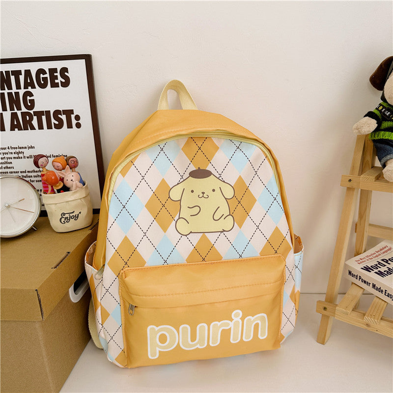 Children's Korean Cartoon Cute Primary Boy Anime Children's Backpacks