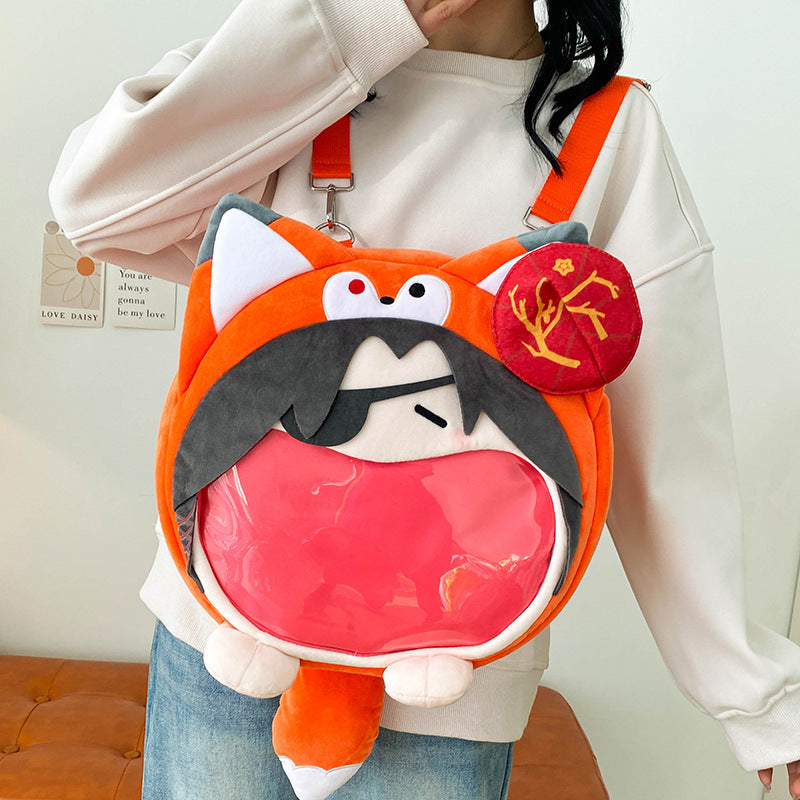 Super Popular Future Cartoon Trendy Plush Backpacks