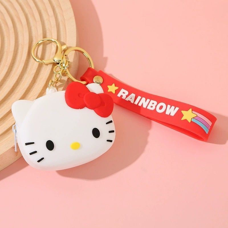 Children's Melody Silica Gel Chain Pendant Cute Mini Children's Coin Purse