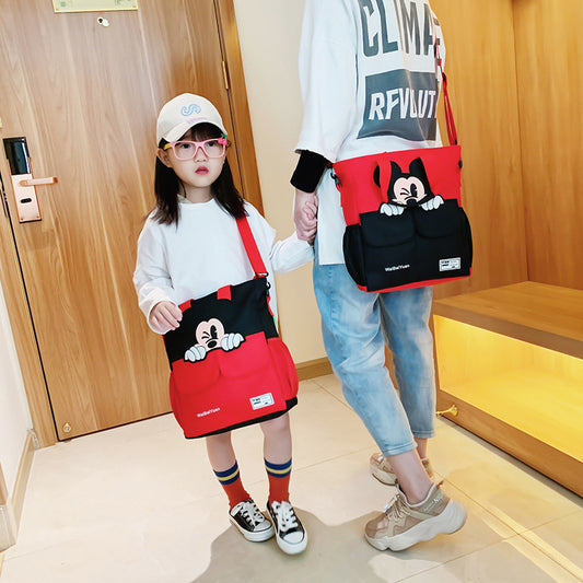 Children's Cartoon Cute Mickey Versatile Leisure Outing Children's Shoulder Bags