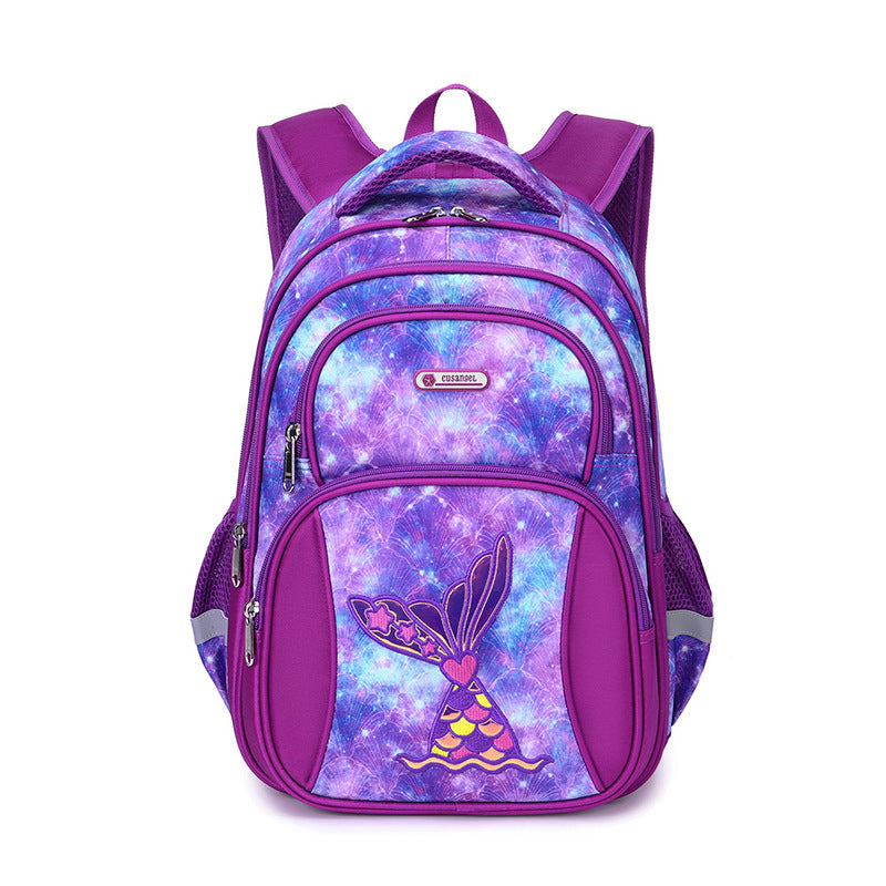 New Primary Large Capacity Unicorn Mermaid Elementary School Students' Schoolbags