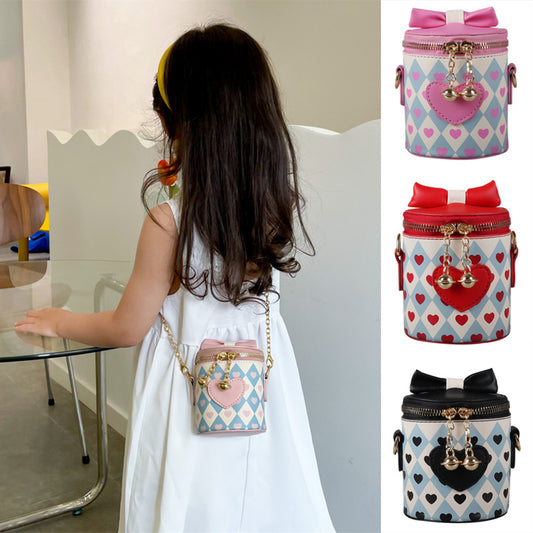 Seau pour enfants Style occidental princesse petits sacs à bandoulière dorés pour enfants