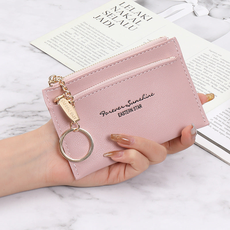 Women's Style Small Solid Color Simple Fresh Ladies Wallets