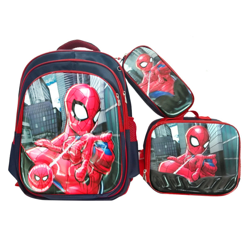 Cartoon Three-piece Detachable Film With Light Elementary School Students' Schoolbags